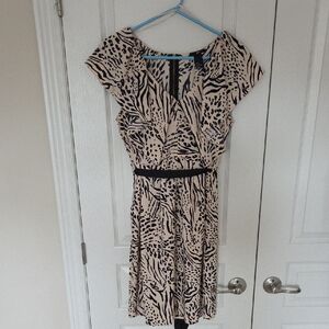 H&M Wild Patterned Midi Dress